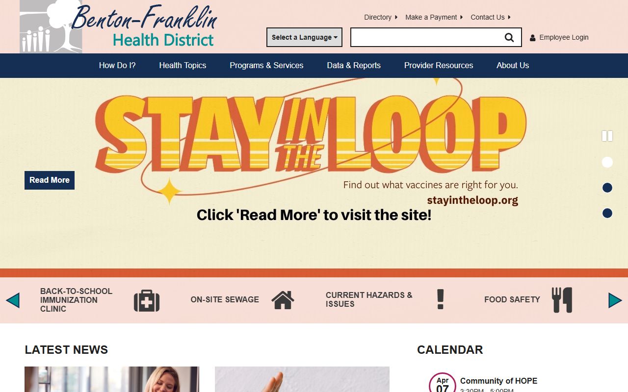 Benton-Franklin County Health District vital records services for Pasco area